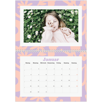 Fotokalender A4 doppelt — Verspielte Motive