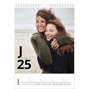 Fotokalender A4 — Große Zeichen