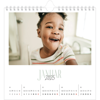 Fotokalender Quadratisch — Een bedankje