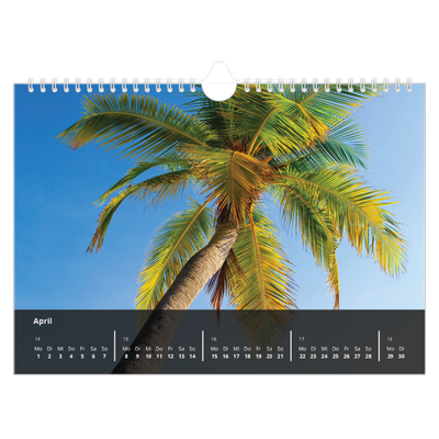Fotokalender A4 — Komplimente [April]