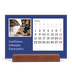 Tischkalender mit Holzfuß Querformat  — Redaktionelle Erde [Februar]
