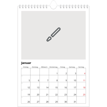 Fotokalender A4 — Gestalte deine eigenen Produkte