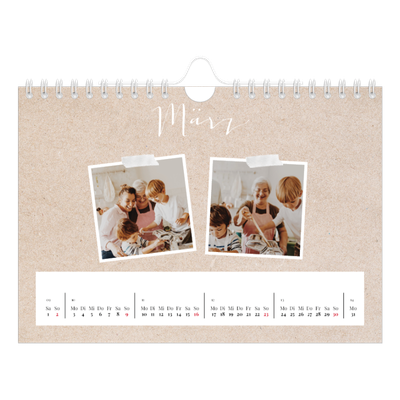 Fotokalender A5 — Scrapbook Kalender [Marsch]