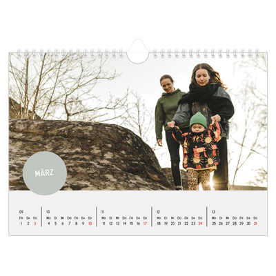 Fotokalender A4 — Fotosticker [Marsch]