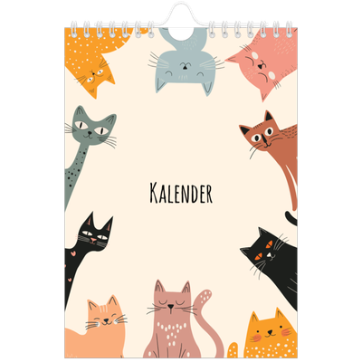 Fotokalender A5 — Katzenpfoten und Kritzeleien [deckblatt]