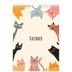 Fotokalender A5 — Katzenpfoten und Kritzeleien [deckblatt]
