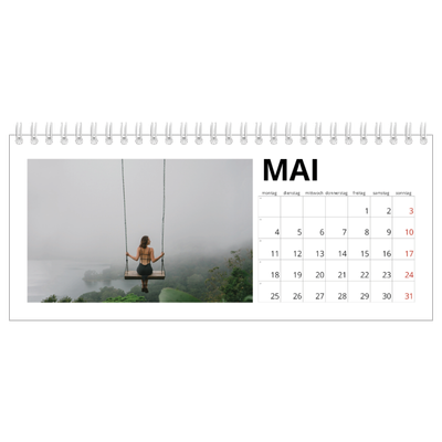 Tischkalender — Datum groß [deckblatt]