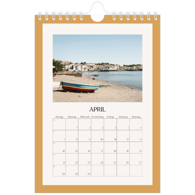 Fotokalender A5 — Klassische Farben [April]