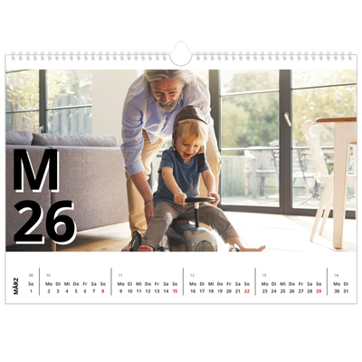 Fotokalender A3 — Große Zeichen [Marsch]