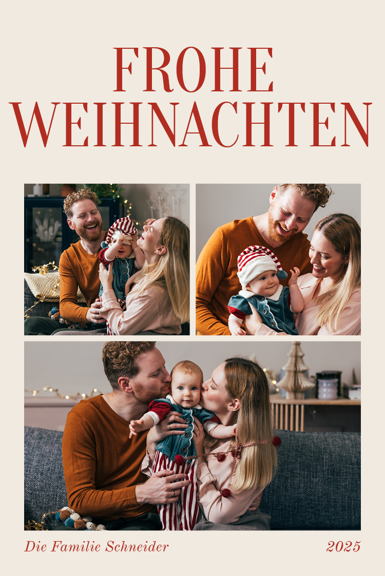 Fotokarten — Schlichtes Weihnachten
