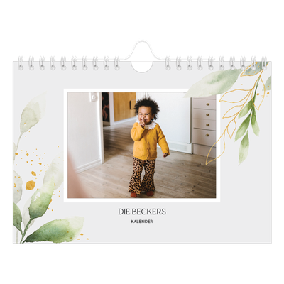 Fotokalender A5 — Floraler Akzent [deckblatt]