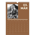 Fotokalender A4 (20 x 30 cm) — Modern und kräftig [Marsch]