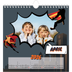 Jahreskalender Quadratisch — Comic-Buch [April]