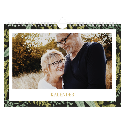 Fotokalender A4 — Blumiger Hintergrund [deckblatt]