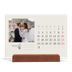 Tischkalender mit Holzfuß Querformat  — Blühende Initialen [deckblatt]