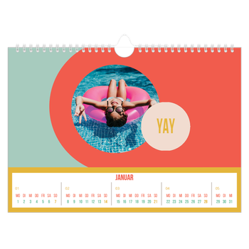 Fotokalender A4 — Strahlend und schön
