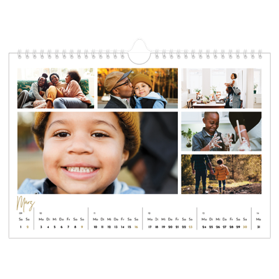 Fotokalender A4 — Handgeschrieben [Marsch]