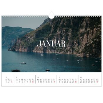 Fotokalender A3 — Endloses Entfliehen