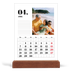 Tischkalender mit Holzfuß Hochformat  — Serif und Momente [April]