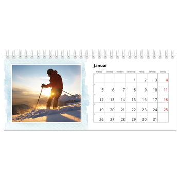 Tischkalender — Wasserfarben Hintergründe