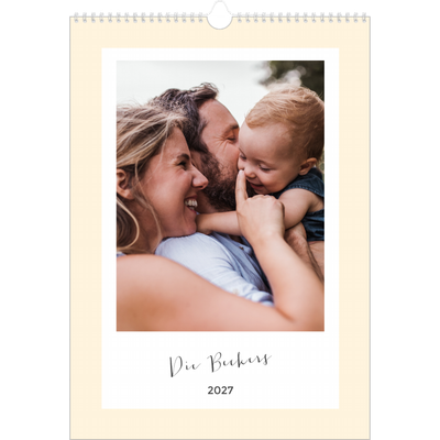 A3 Familienplaner — Moderner Planer - 3-köpfige Familie [deckblatt]