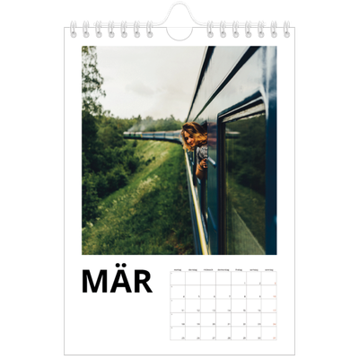Fotokalender A5 — Datum groß [Marsch]