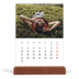 Tischkalender mit Holzfuß Hochformat  — Endloses Entfliehen [deckblatt]