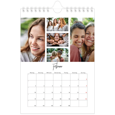 Fotokalender A5 — Fotoarrangement [Februar]