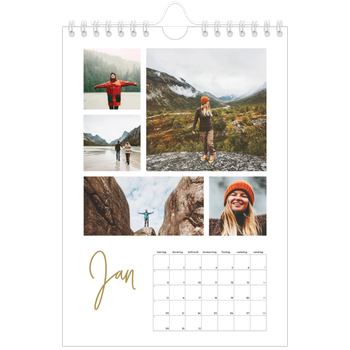 Fotokalender A5 — Handgeschrieben