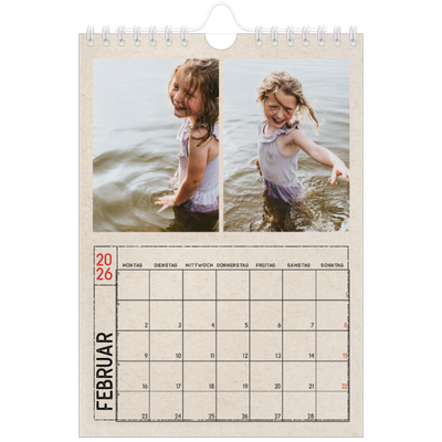 Fotokalender A5 — Stempeleffekt [Februar]
