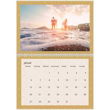 Fotokalender A4 doppelt — Geometrisch