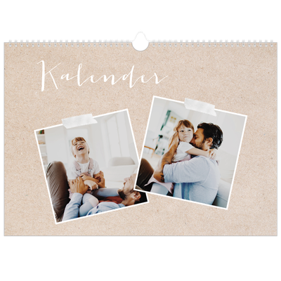 Fotokalender A3 — Scrapbook Kalender [deckblatt]