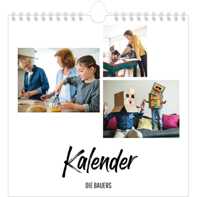 Jahreskalender Quadratisch — Das bin ich [deckblatt]