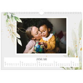 Fotokalender A3 — Floraler Akzent