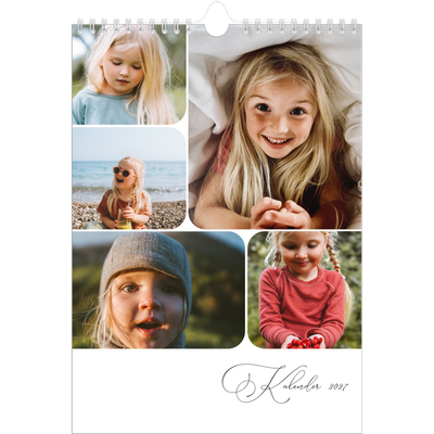Fotokalender A4 (20 x 30 cm) — Schrift und Schnappschüsse [deckblatt]
