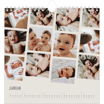 Fotokalender Quadratisch — Momente in Bewegung