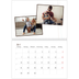 Fotokalender A4 doppelt (30 x 40 cm) — Geschenkpapier blumig [April]