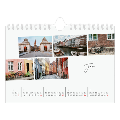 Fotokalender A5 — Städtereise [Januar]
