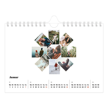 Fotokalender A5 — Collage shapes