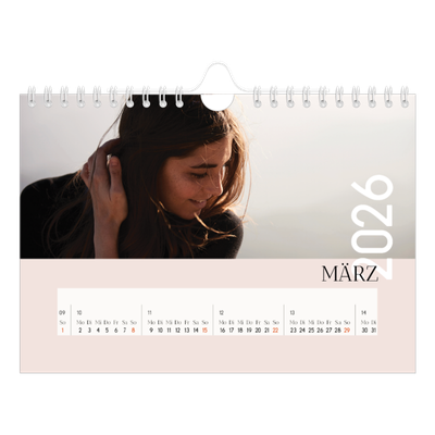 Fotokalender A5 — Überlappender Text [Marsch]