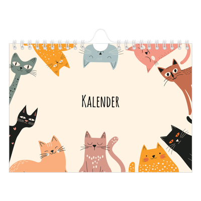 Fotokalender A5 — Katzenpfoten und Kritzeleien [deckblatt]