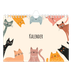 Fotokalender A5 — Katzenpfoten und Kritzeleien [deckblatt]