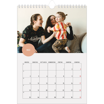 Fotokalender A4 (20 x 30 cm) — Fotosticker [deckblatt]