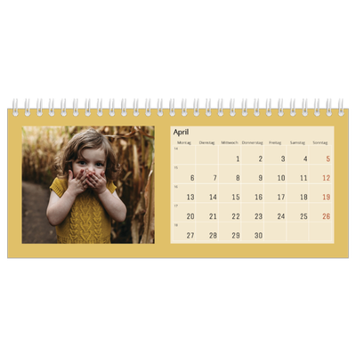 Tischkalender — Erdtöne [April]