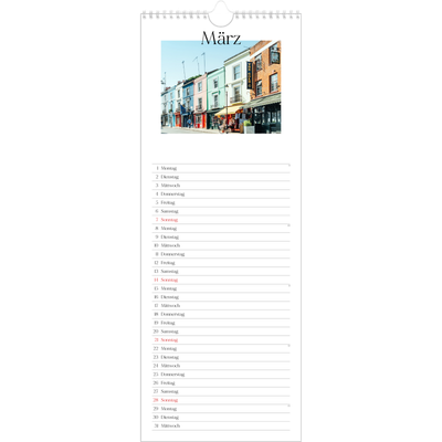 Küchenkalender  — Mein Reisebericht [Marsch]