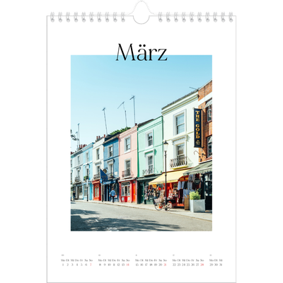 Fotokalender A4 (20 x 30 cm) — Mein Reisebericht [Marsch]