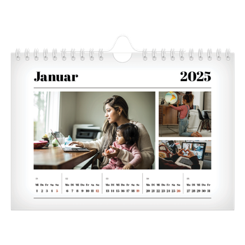 Fotokalender A5 — Zeitschriften-Stil