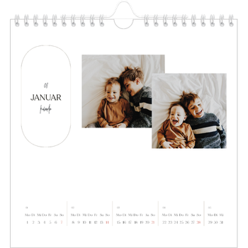 Fotokalender Quadratisch — Große Pläne