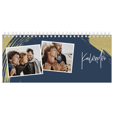Tischkalender — Goldene Pinselstriche [deckblatt]