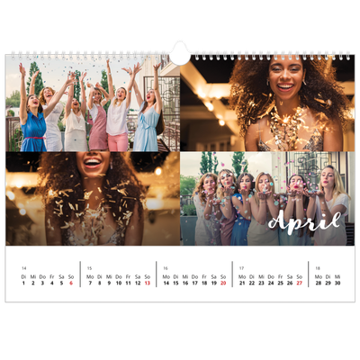 Fotokalender A3 — Monat [April]